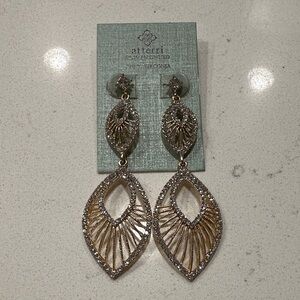 Atterri Gold Tone Statement Earrings